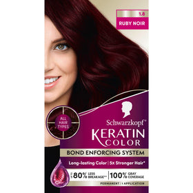 Schwarzkopf Keratin Color 1.8 Ruby Noir packaging front view