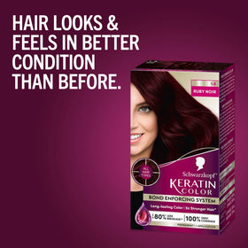 Schwarzkopf Keratin Color 1.8 Ruby Noir post-color conditioner