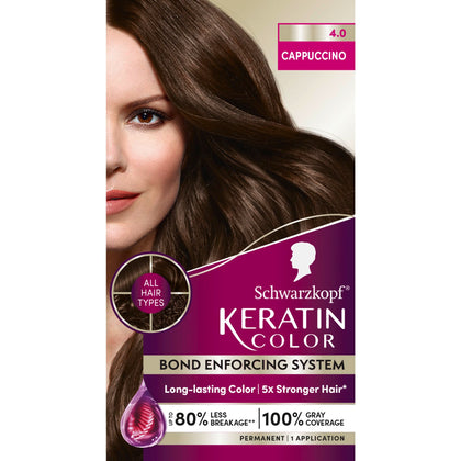 Schwarzkopf Keratin Color 4.0 Cappuccino packaging front view