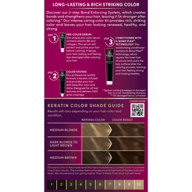 Schwarzkopf Keratin Color 5.3 Berry Brown hair dye application process