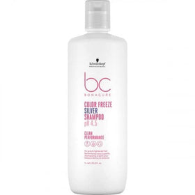 Schwarzkopf Professional BC pH4.5 Color Freeze Micellar Silver Shampoo 1L front view
