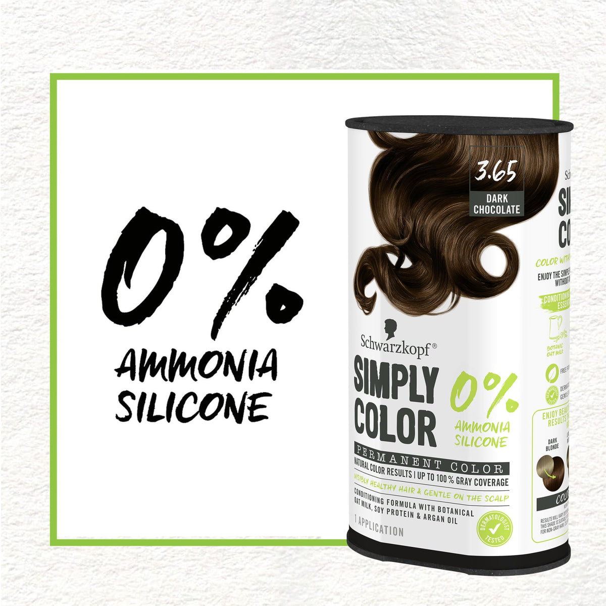 Schwarzkopf Simply Color 3.65 Dark Chocolate step-by-step instructions