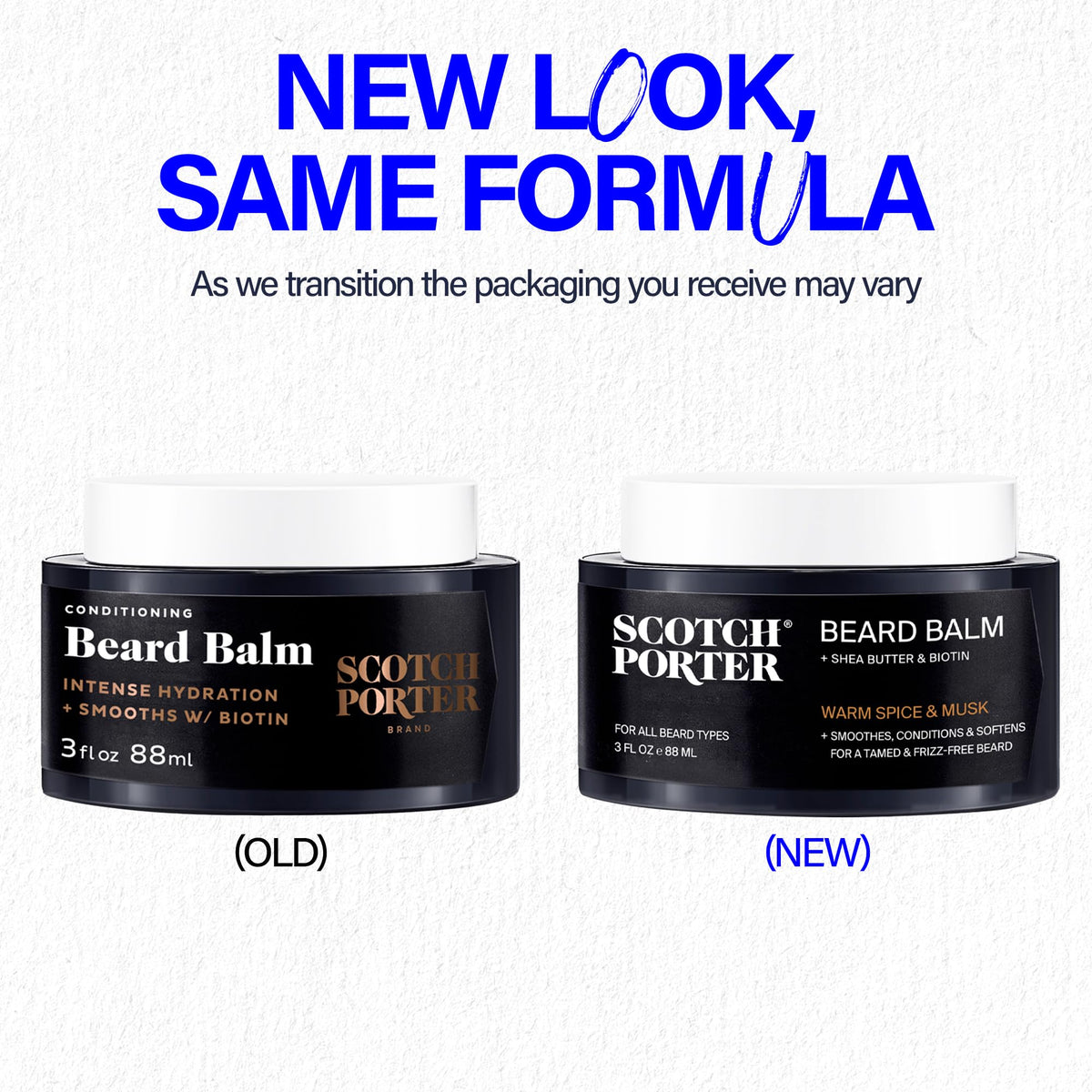 Scotch Porter Beard Balm with ingredients list