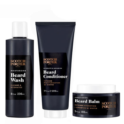 Scotch Porter Beard Wash front view with packaging