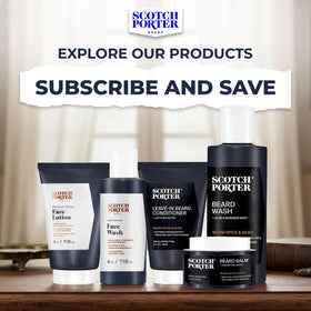 Scotch Porter Moisturizing Beard Wash Shampoo lifestyle scene