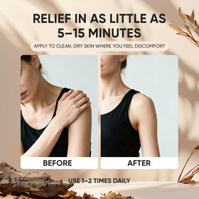SDXJIOGE Mira Relief Repair Lotion application on hand