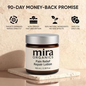 SDXJIOGE Mira Relief Repair Lotion side view showing packaging