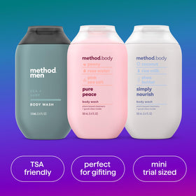 Sea + Surf fragrance bottle from Method Body Wash Gift Set