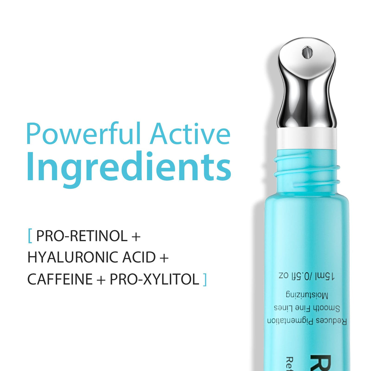 Seacall Retinol Eye Cream 15ml cooling massage tip close-up