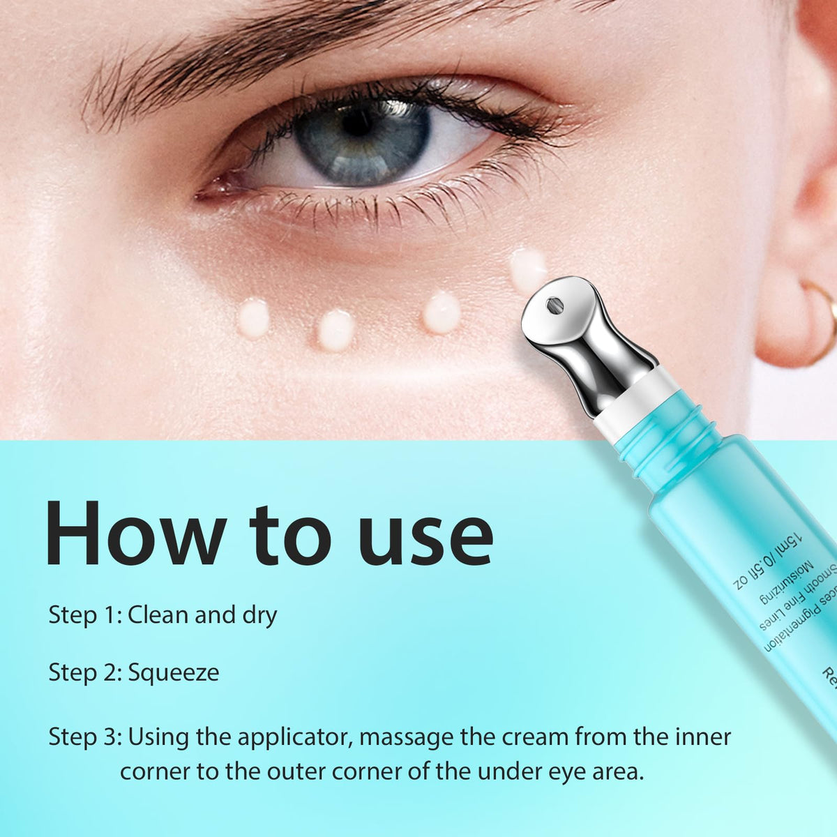 Seacall Retinol Eye Cream 15ml in a gym bag