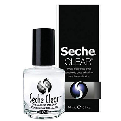 Seche Base Coat Nail Polish clear 0.5 fl oz front view