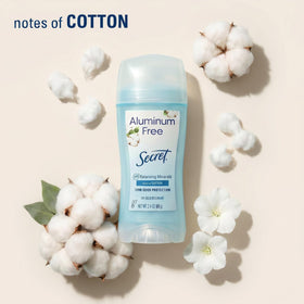 Secret Aluminum Free Deodorant for Women back view