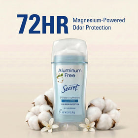 Secret Aluminum Free Deodorant for Women side view