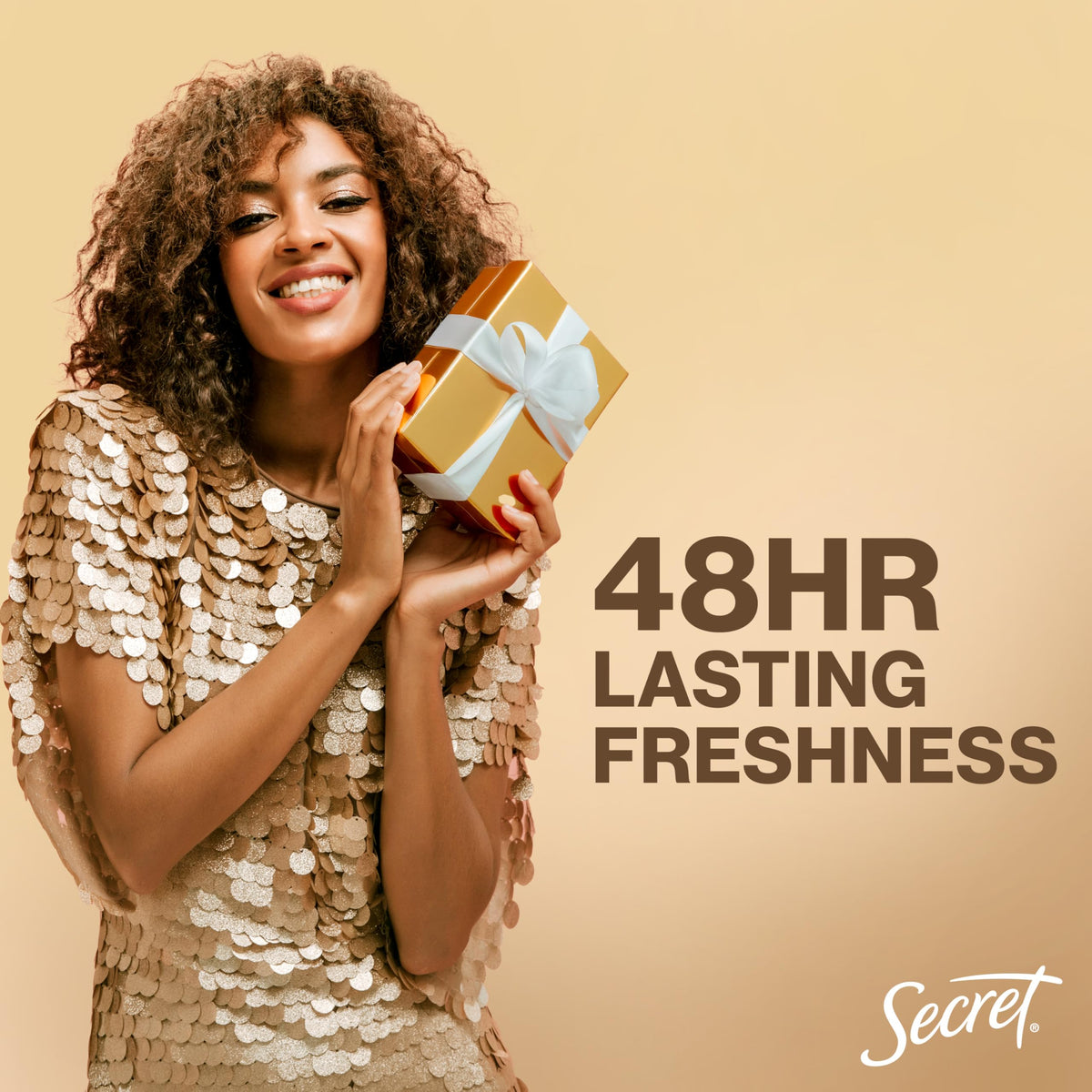 Secret Aluminum Free Deodorant packaging with Sugar Cookies scent