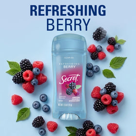 Secret Antiperspirant Deodorant 2-pack with refreshing berry scent