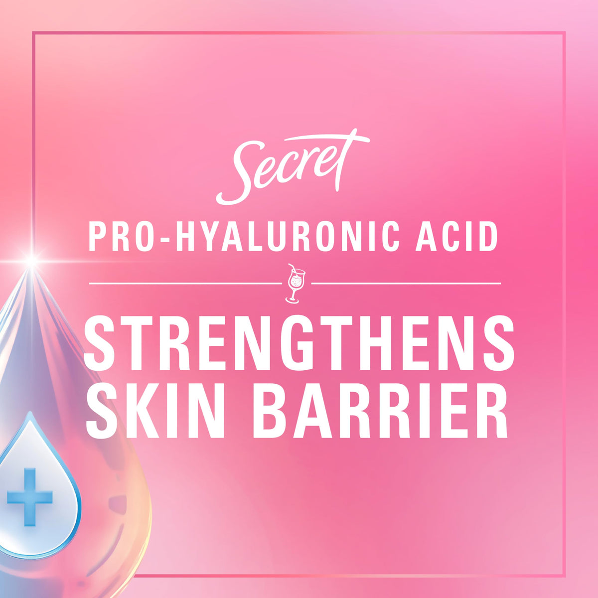 Secret Antiperspirant Deodorant application demonstration