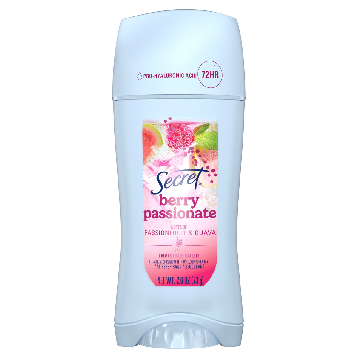 Secret Antiperspirant Deodorant Berry Passionate front view