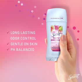 Secret Antiperspirant Deodorant Berry Passionate side view