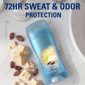 Secret Antiperspirant Deodorant Cocoa Butter Scent packaging