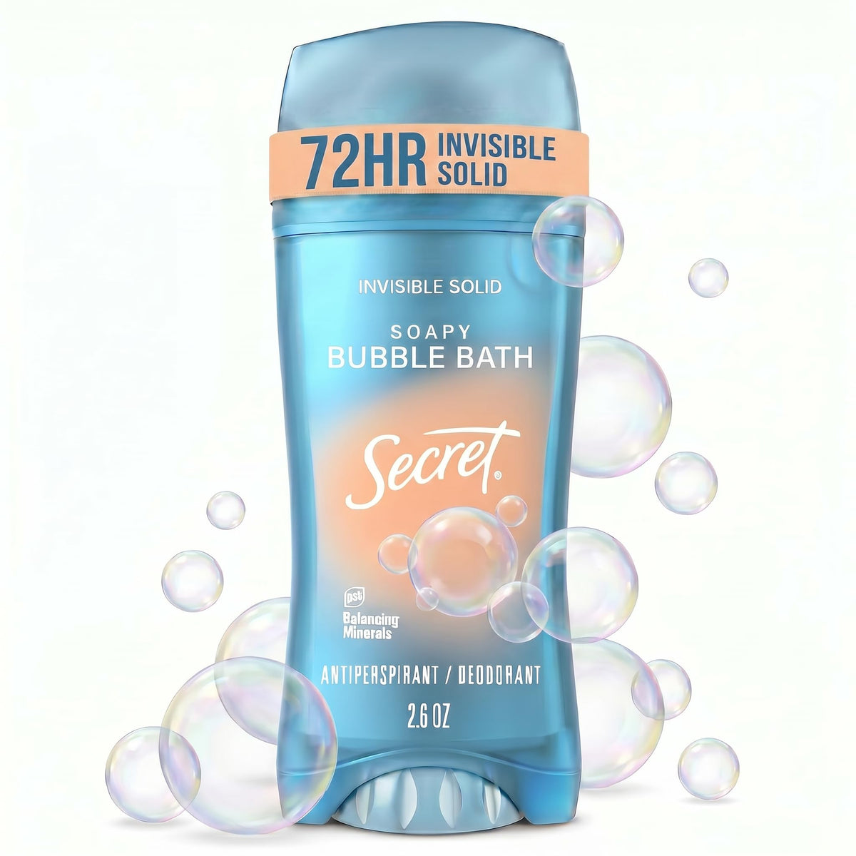 Secret Antiperspirant Deodorant for Women 72-Hour Protection in packaging