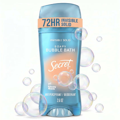 Secret Antiperspirant Deodorant for Women 72-Hour Protection in packaging