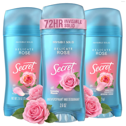 Secret Antiperspirant Deodorant for Women, 72-HR protection, front view