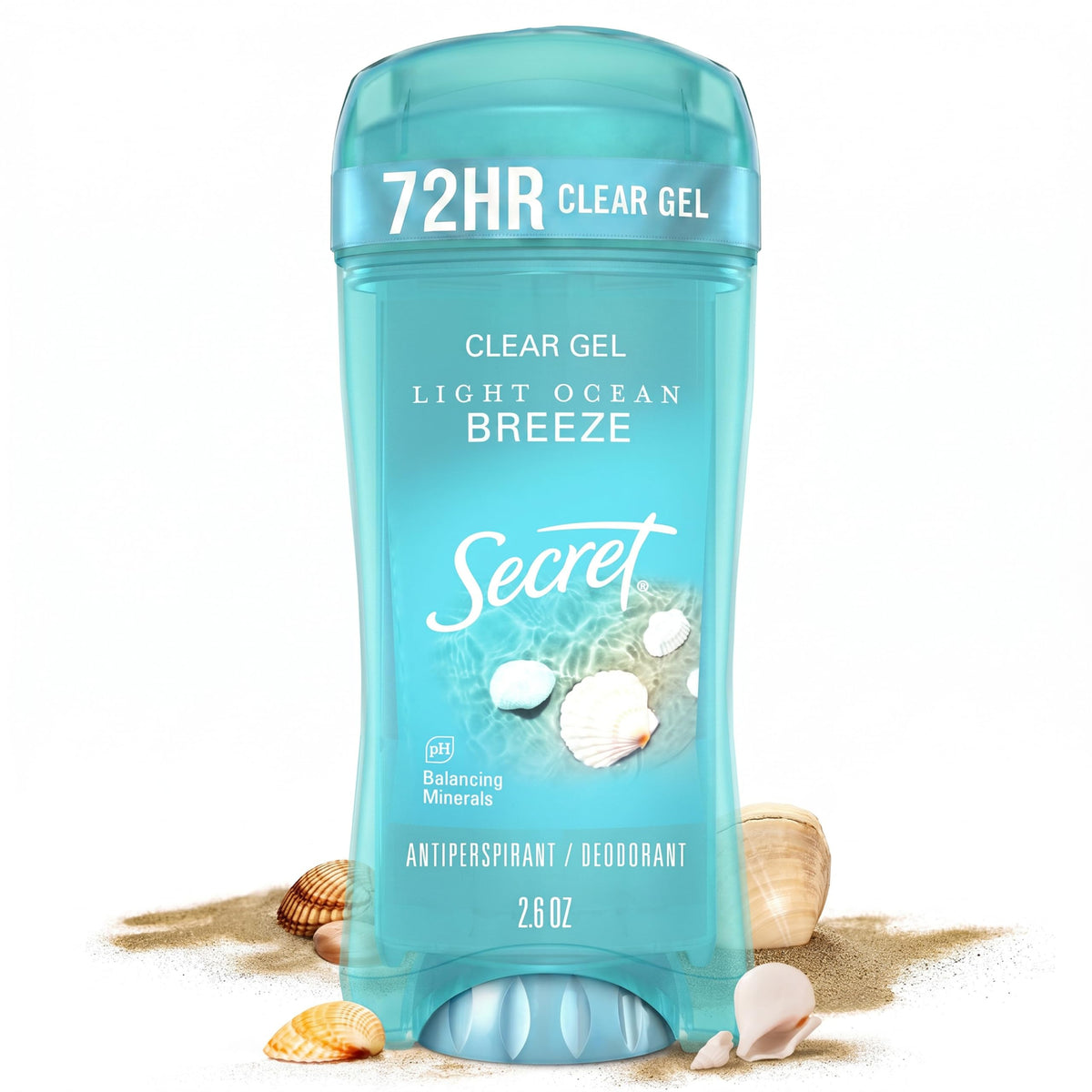 Secret Antiperspirant Deodorant for Women 72HR Clear Gel front view