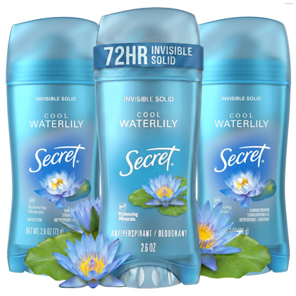 Secret Antiperspirant Deodorant for Women, 72HR Odour Protection front view