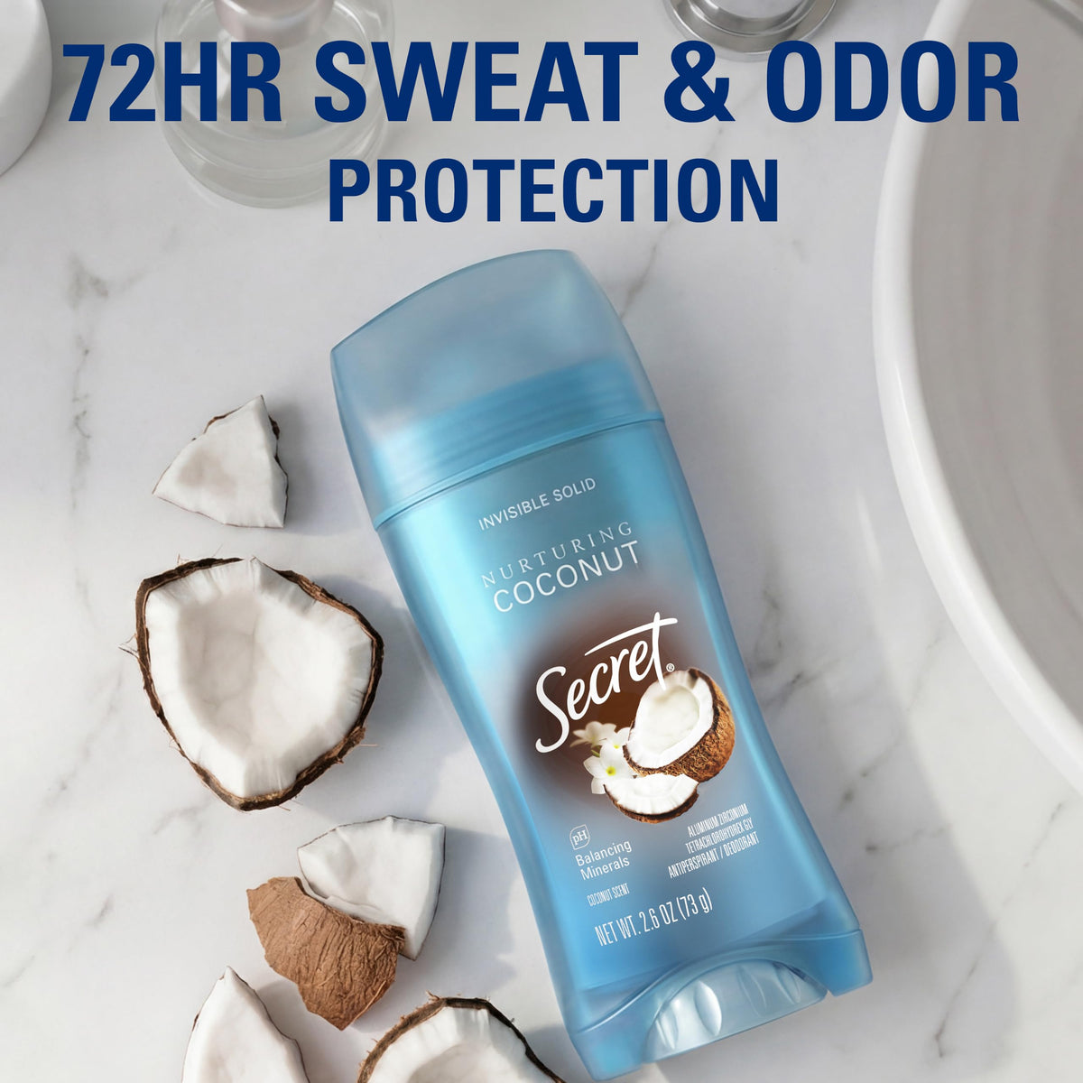 Secret Antiperspirant Deodorant for Women side view