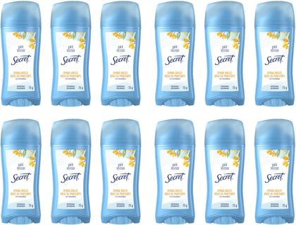 Secret Antiperspirant Deodorant for Women, Spring Breeze scent front view