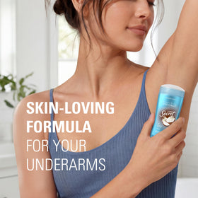 Secret Antiperspirant Deodorant for Women with ingredients list