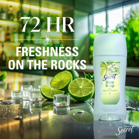 Secret Antiperspirant Deodorant Lime It Up 2.6oz side view