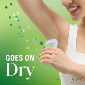 Secret Antiperspirant Deodorant Lime It Up on a bathroom counter