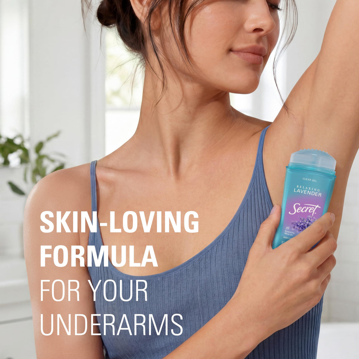Secret Antiperspirant Deodorant showing ingredients list