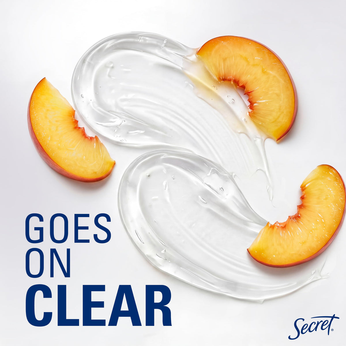 Secret Antiperspirant Deodorant side view showing ingredients