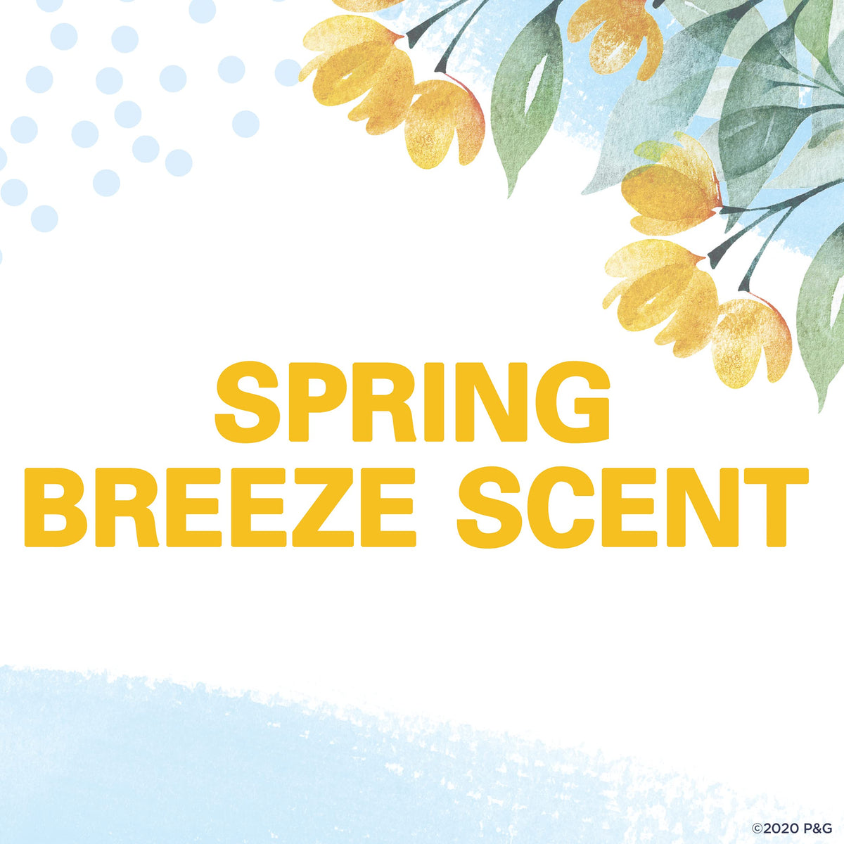 Secret Antiperspirant Deodorant Spring Breeze with floral background