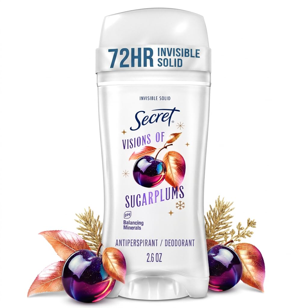 Secret Antiperspirant Deodorant Visions of Sugarplums front view