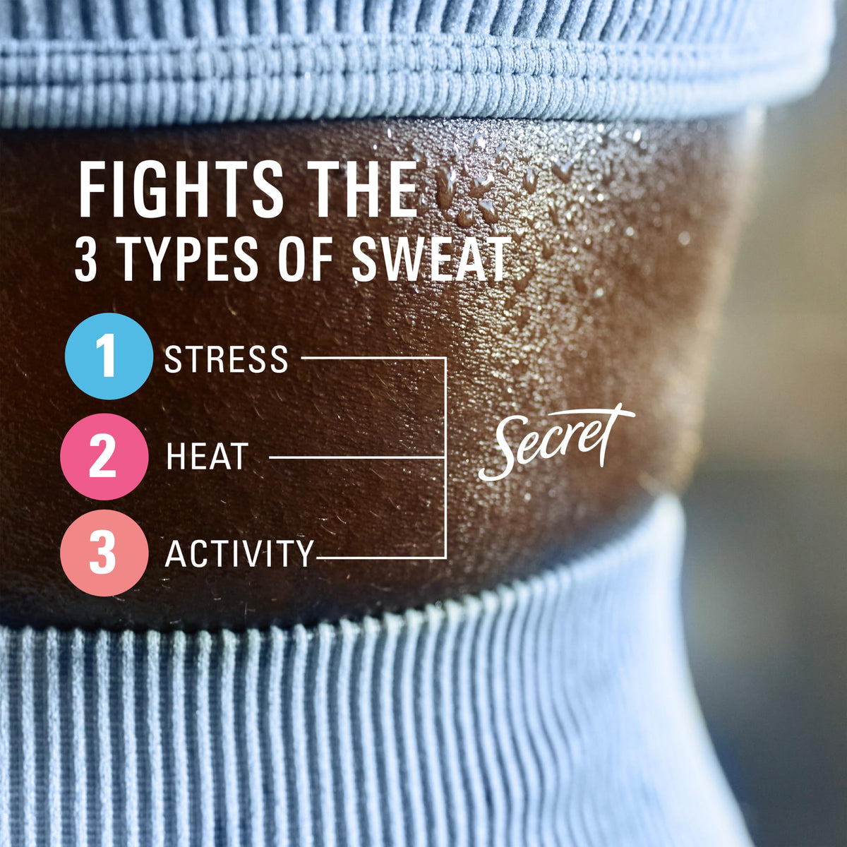 Secret Clinical Strength Antiperspirant 100HR clear gel formula close-up