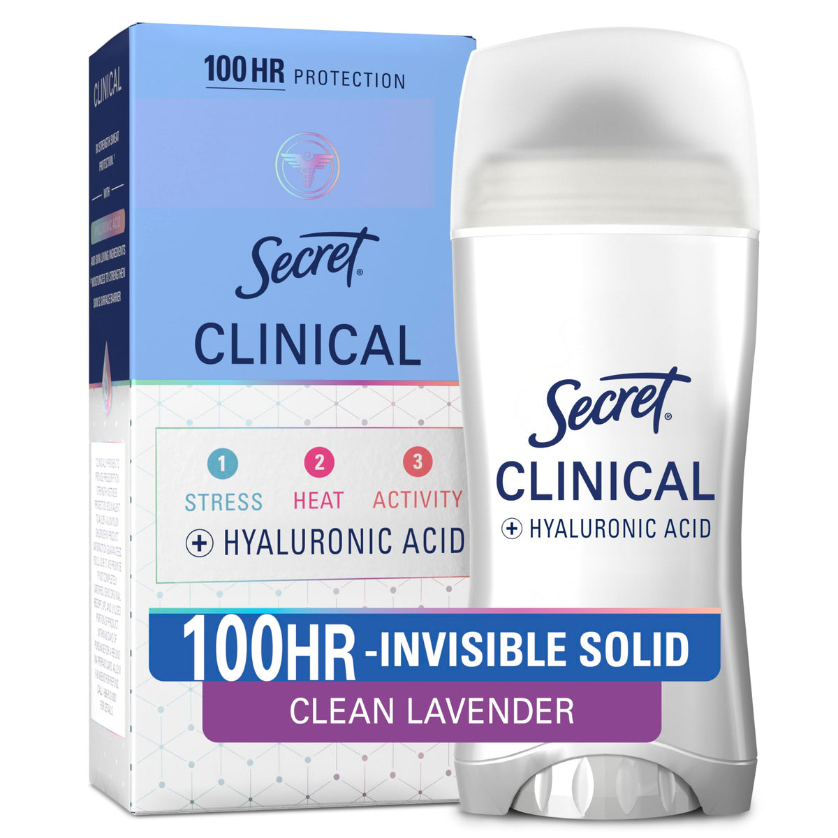 Secret Clinical Strength Antiperspirant Deodorant 100HR front view