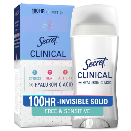 Secret Clinical Strength Antiperspirant Deodorant 100HR front view