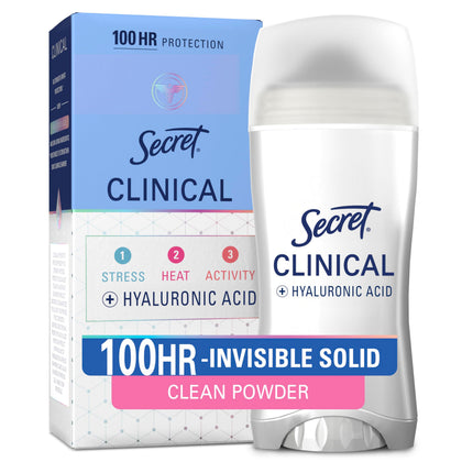 Secret Clinical Strength Antiperspirant Deodorant 100HR front view