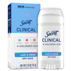 Secret Clinical Strength Antiperspirant Deodorant 100HR Protection front view