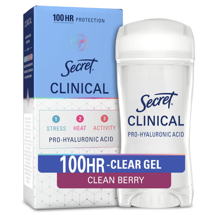 Secret Clinical Strength Antiperspirant Deodorant 2.6oz front view