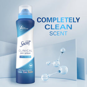 Secret Clinical Strength Antiperspirant Deodorant in hand ready for use