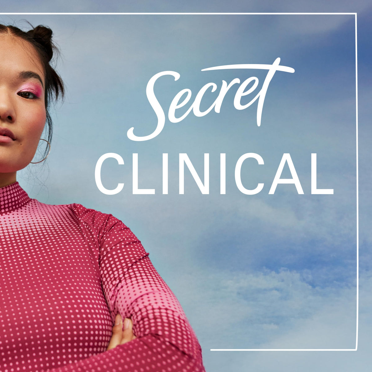 Secret Clinical Strength Antiperspirant Deodorant in use during workout