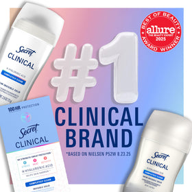 Secret Clinical Strength Antiperspirant Deodorant lavender scent packaging