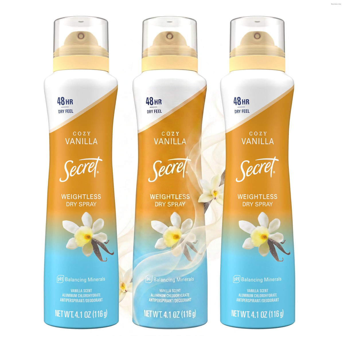 Secret Dry Spray Antiperspirant Deodorant front view, 4.1 oz