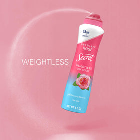 Secret Dry Spray Antiperspirant Deodorant in a gym bag