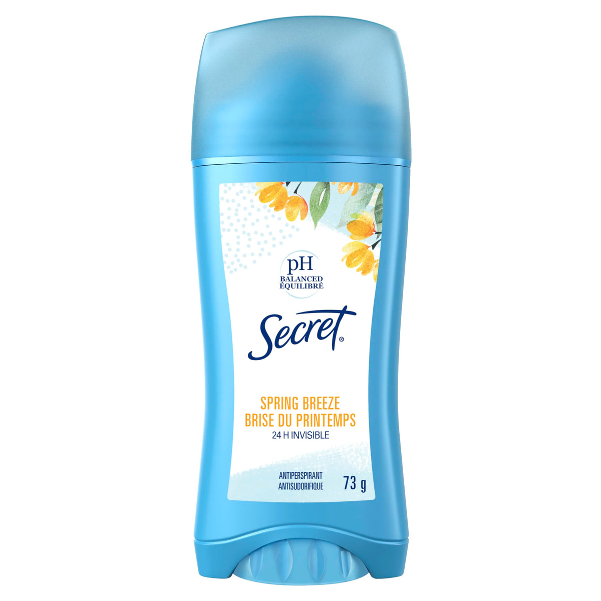Secret Invisible Solid Antiperspirant Deodorant Spring Breeze 2.6 oz front view