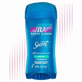 Secret Outlast Antiperspirant Deodorant Clear Gel front view